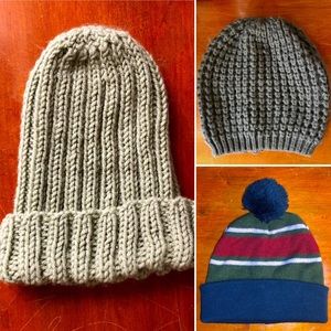 lot of 3 beanies